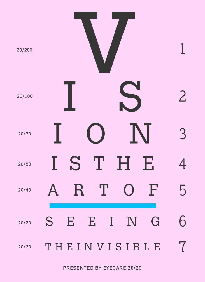 Eye Exam Chart Printout