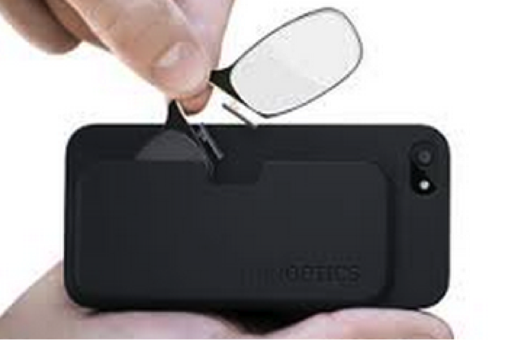 store your glasses in your phone